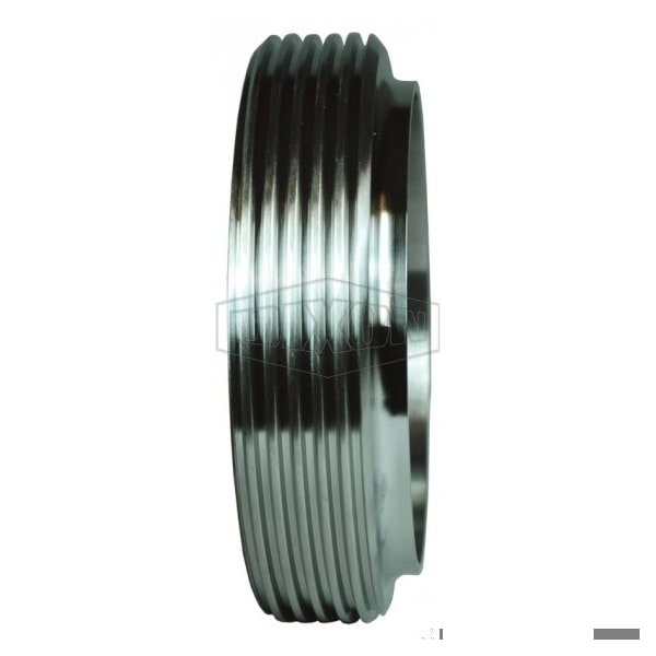 Dixon John Perry Short Weld Ferrule, 2-1/2 in Nominal, Thread End Style, 304 SS, Domestic 15TRFJP-G250 - main